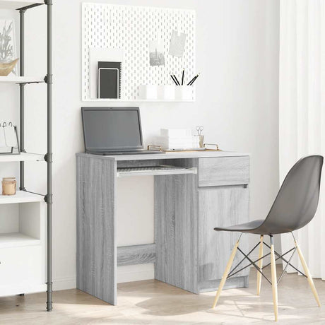 Vidaxl bureau 86x49x76 cm spaanplaat grijs sonoma