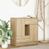 Vidaxl dressoir met lades deuren 70,5x34x74,5 cm sonoma eikenkleurig