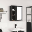 Vidaxl badkamerwandkast met spiegel 50x21x60 cm eikenkleurig