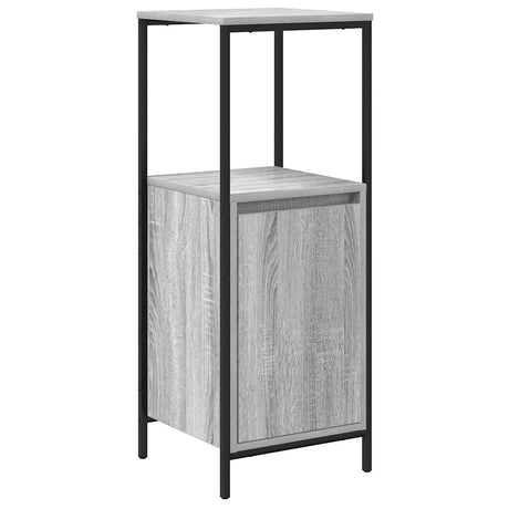 Vidaxl badkamermeubel met planken 36x35x95 cm grijs sonoma