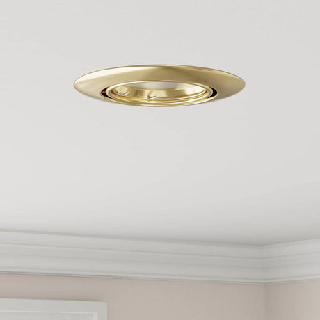 Vidaxl spotje 6 st goud 9 x 9 x 2.5 cm metaal