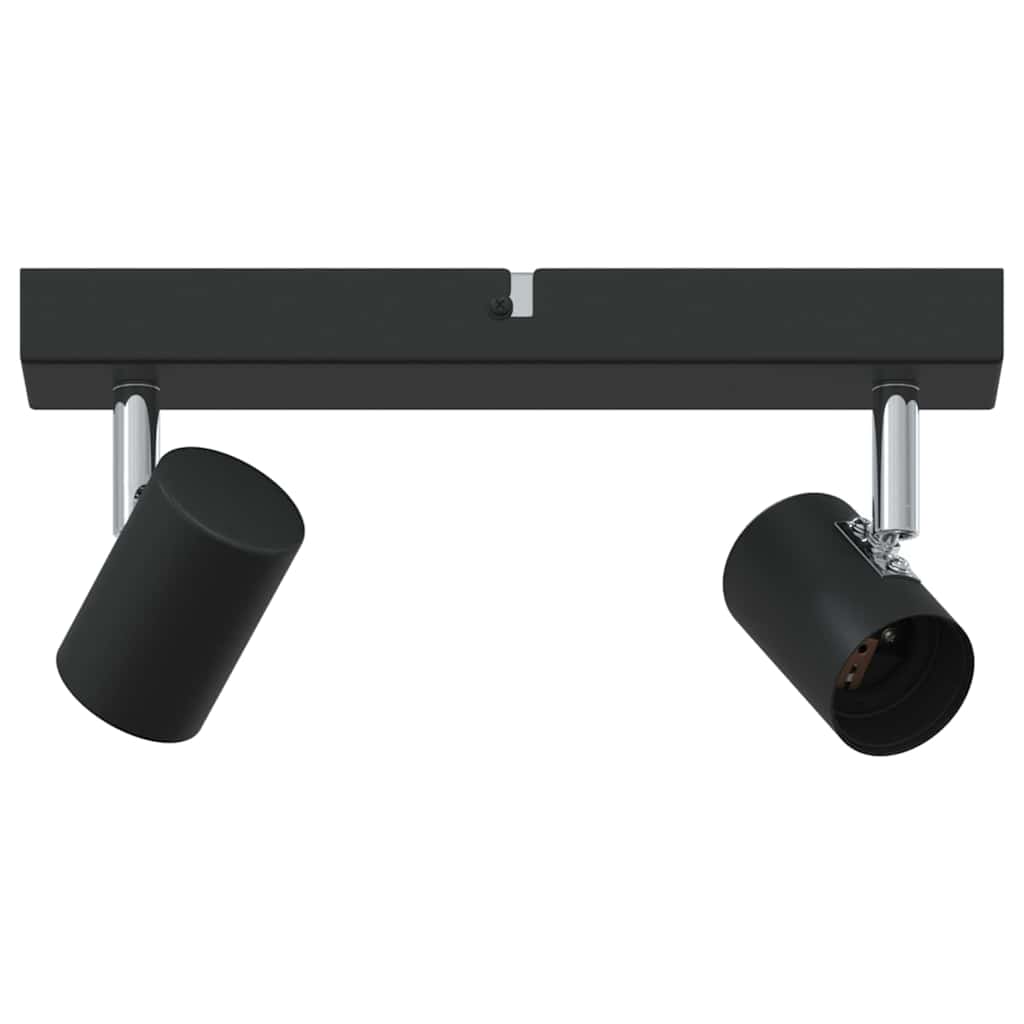 Vidaxl plafondspot met schijnwerpers zwart 26 x 6,5 x 11,5 cm metaal