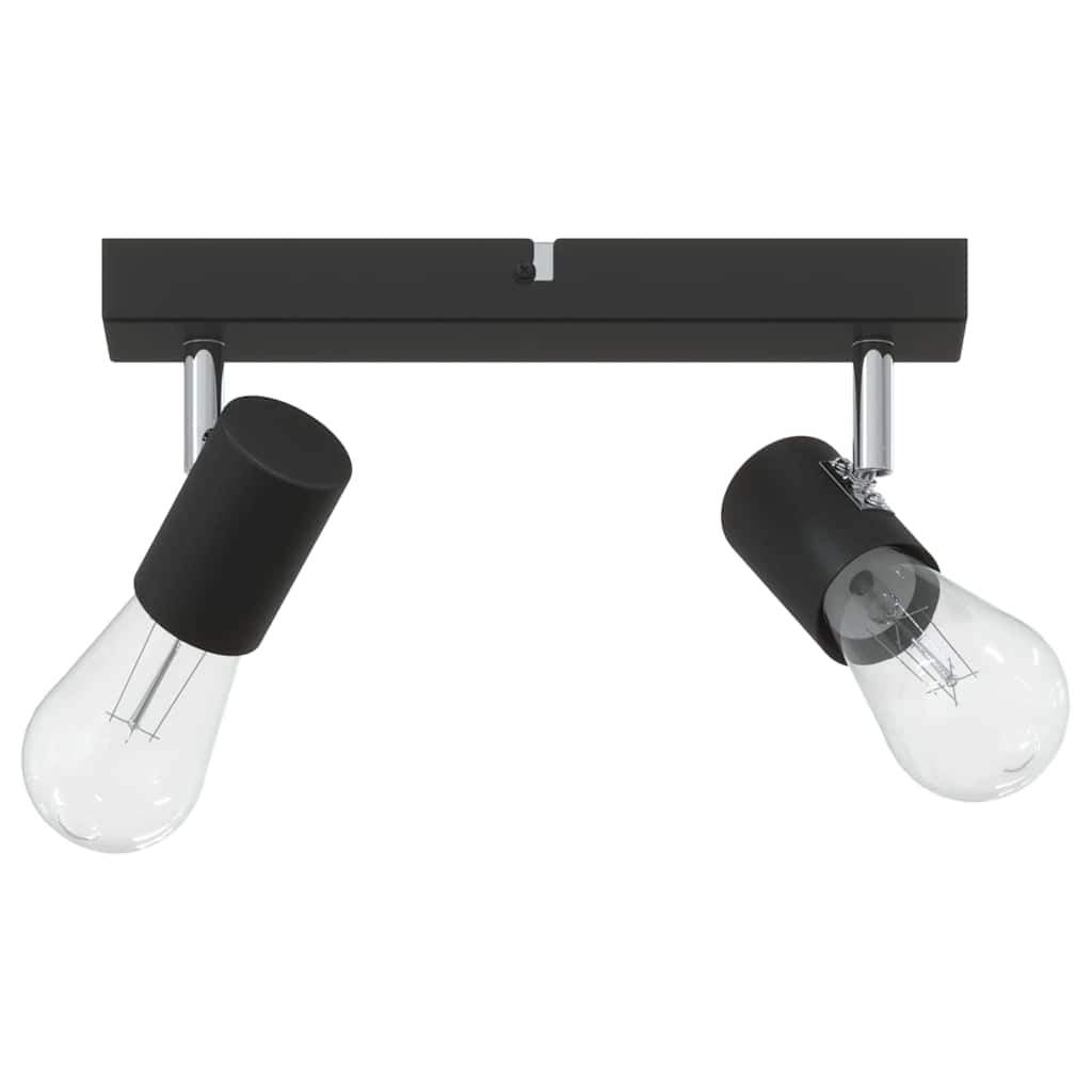 Vidaxl plafondspot met schijnwerpers zwart 26 x 6,5 x 11,5 cm metaal