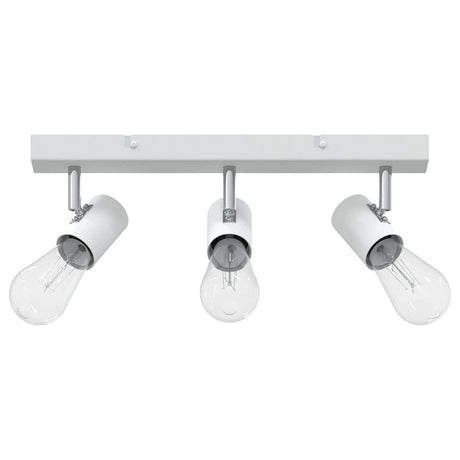 Vidaxl plafondspot met schijnwerpers wit 38 x 6,5 x 11,5 cm metaal