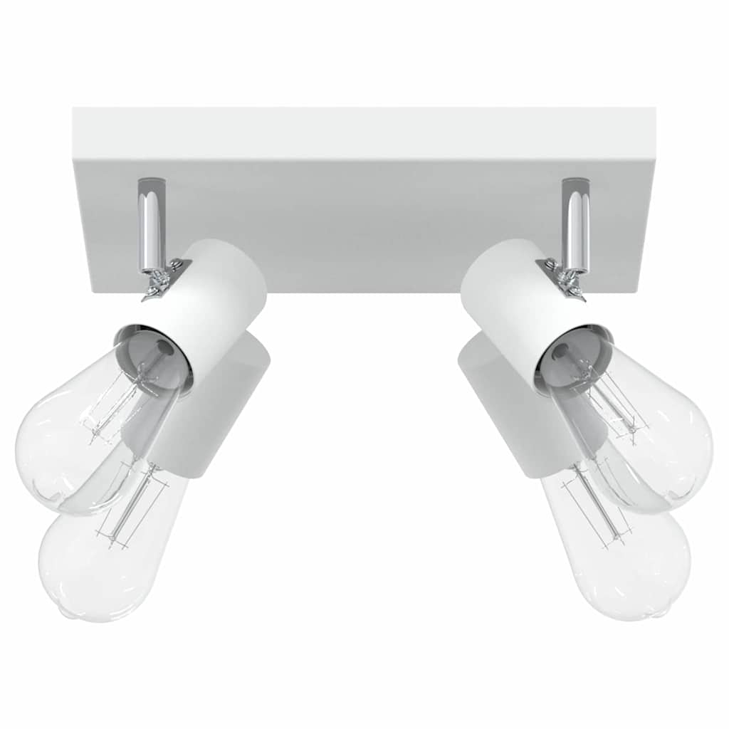 Vidaxl plafondspot met schijnwerpers wit 26,5 x 26 x 11,5 cm metaal
