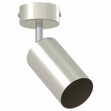 Vidaxl plafondspot met schijnwerpers nikkel 6 x 6 x 16 cm metaal