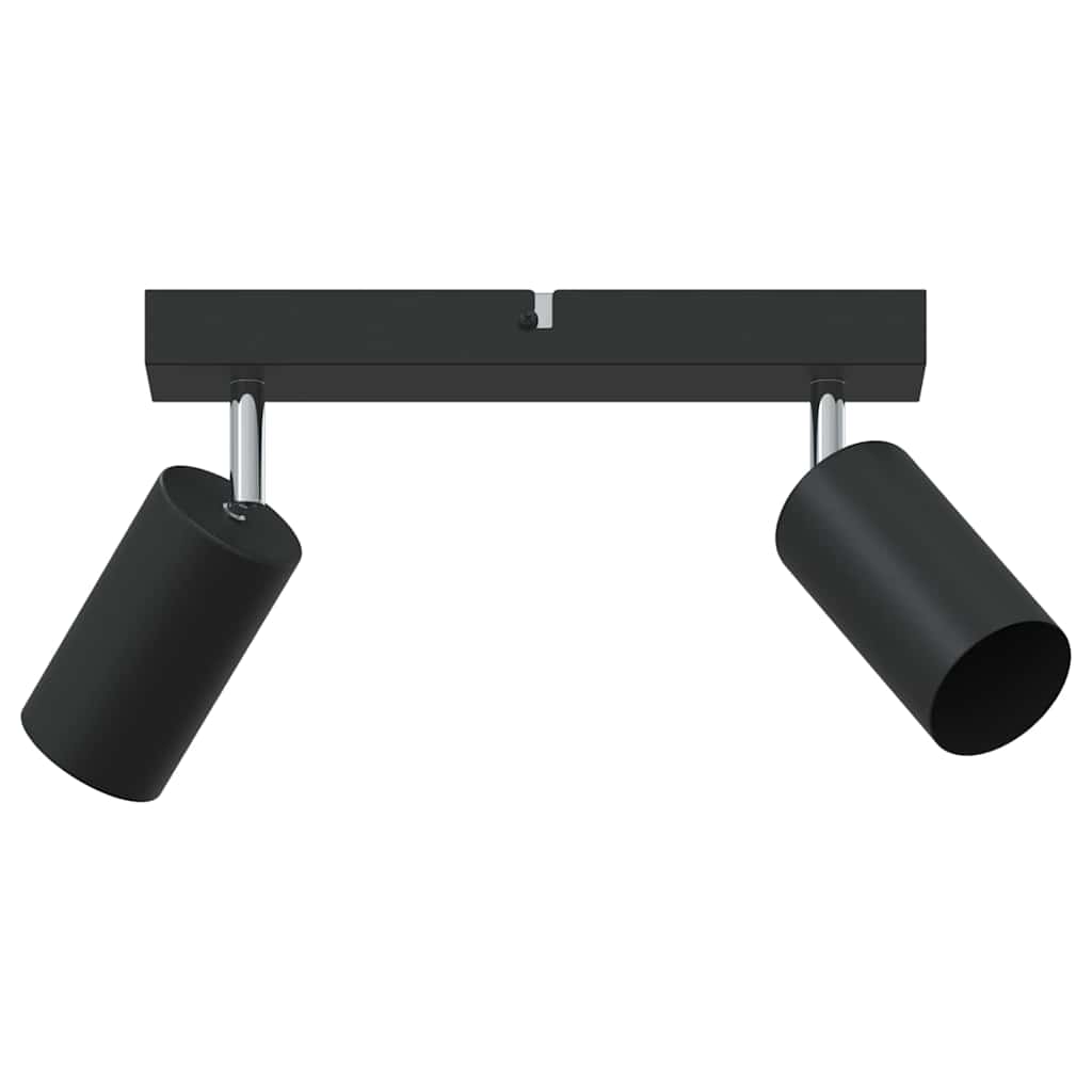 Vidaxl plafondspot met schijnwerpers zwart 26 x 6 x 16 cm metaal