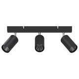 Vidaxl plafondspot met schijnwerpers zwart 38 x 6 x 16 cm metaal