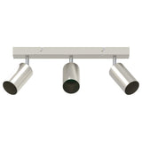 Vidaxl plafondspot met schijnwerpers nikkel 38 x 6 x 16 cm metaal