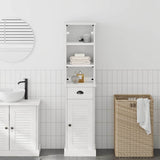 Vidaxl badkamermeubelset vigo 2 st wit en antiek wit 37 x 34 x 150 cm