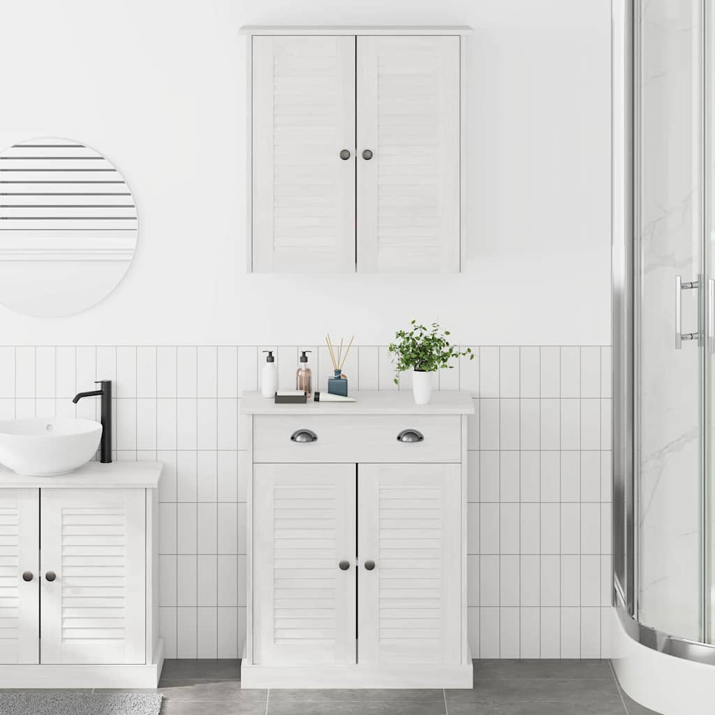 Vidaxl badkamermeubelset vigo 2 st wit en antiek wit 67,5 x 34 x 80 cm