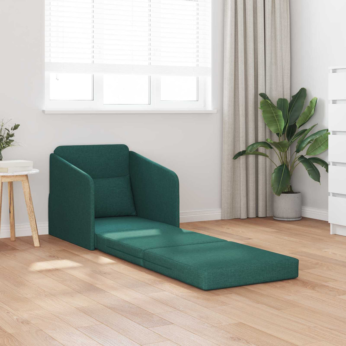 Vidaxl slaapbank donkergroen 65 x 80 x 83 cm stof
