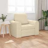 Vidaxl slaapbank crème 98 x 71 x 83 cm stof