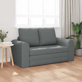 Vidaxl slaapbank donkergrijs 148 x 71 x 83 cm stof