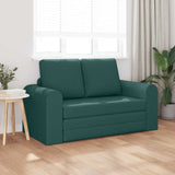 Vidaxl slaapbank donkergroen 148 x 71 x 83 cm stof