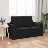 Vidaxl slaapbank zwart 148 x 71 x 83 cm fluweel