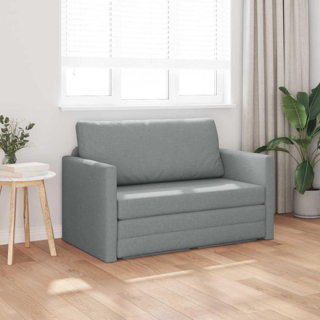 Vidaxl slaapbank lichtgrijs 124 x 71 x 78 cm stof