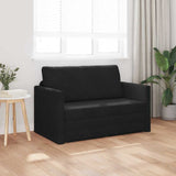 Vidaxl slaapbank zwart 124 x 71 x 78 cm fluweel
