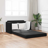 Vidaxl slaapbank zwart 124 x 71 x 78 cm fluweel