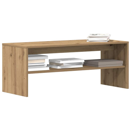 Vidaxl tv-meubel 100x40x40 cm bewerkt hout artisanaal eikenkleurig