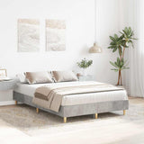 Vidaxl bedframe zonder matras 135x190 cm spaanplaat betongrijs