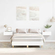Vidaxl bedframe zonder matras 120x190 cm spaanplaat wit