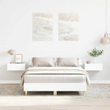 Vidaxl bedframe zonder matras 120x190 cm spaanplaat wit