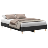 Vidaxl bedframe zonder matras 120x190 cm spaanplaat zwart
