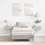 Vidaxl bedframe zonder matras 75x190 cm spaanplaat grijs sonoma