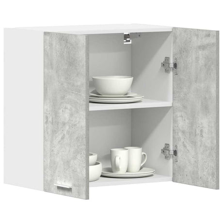 Vidaxl keukenbovenkast 60x31x60 cm spaanplaat betongrijs