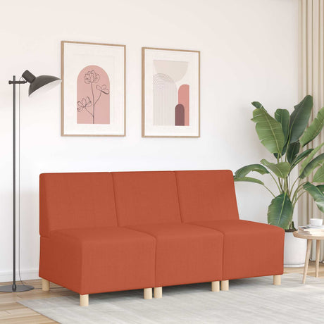 Vidaxl modulaire sofa eenheid armless oranje 55 x 74 x 82 cm