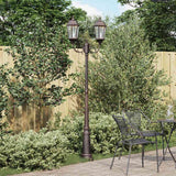 Vidaxl tuinverlichting brons 68 x 20 x 235 cm aluminium en glas