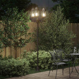 Vidaxl tuinverlichting brons 57 x 49 x 241 cm aluminium en glas