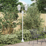 Vidaxl tuinverlichting wit 68 x 20 x 235 cm aluminium en glas