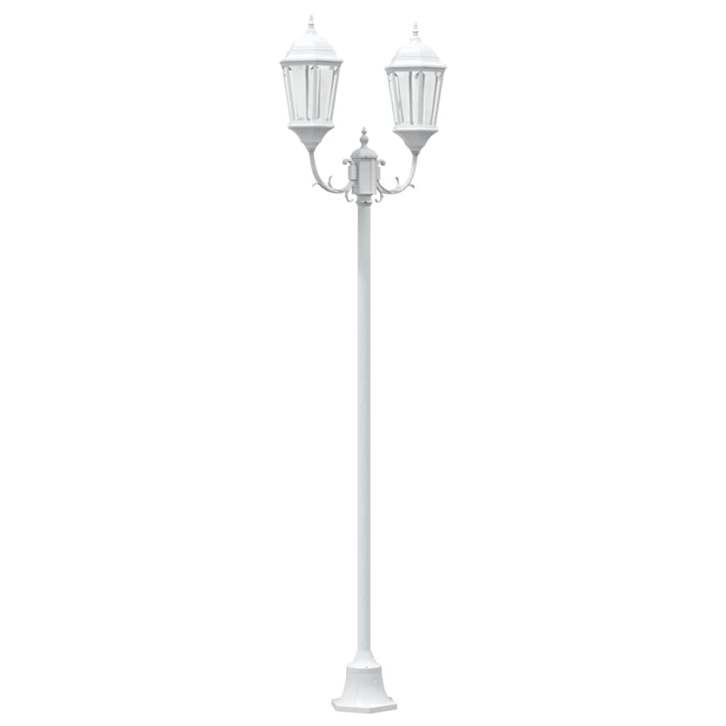 Vidaxl tuinverlichting wit 68 x 20 x 235 cm aluminium en glas
