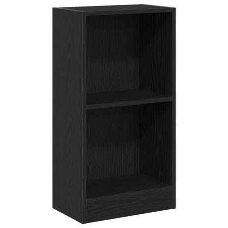 Vidaxl boekenkast 40x24x76 cm spaanplaat zwart eikenkleurig