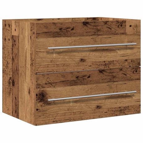 Vidaxl wastafelmeubel 60x38,5x48 cm spaanplaat oud hout