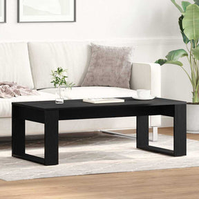 Vidaxl salontafel zwart eiken 102 x 50 x 35 cm bewerkt hout