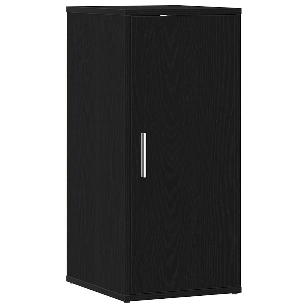 Vidaxl schoenenkast 32x35x70 cm spaanplaat zwart eikenkleurig