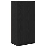 Vidaxl wandkast zwart eiken 32x20x67 cm bewerkt hout