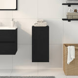 Vidaxl wandkast zwart eiken 32x20x67 cm bewerkt hout