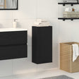 Vidaxl wandkast zwart eiken 32x20x67 cm bewerkt hout