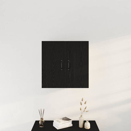 Vidaxl wandkast 60x31x60 cm bewerkt hout zwart eikenkleurig