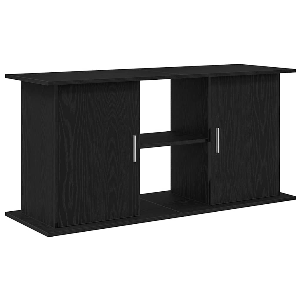 Vidaxl aquariumstandaard 121x41x58 cm spaanplaat zwart eikenkleurig