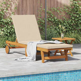 Vidaxl ligstoel bruin 199 x 63 x 85 cm massief acaciahout