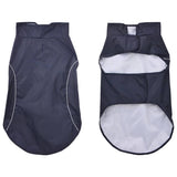 Vidaxl hondenregenjas met reflecterende strips polyester blauw xl