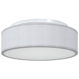 Vidaxl plafonnière met schijnwerpers grijs 38 x 38 x 13,5 cm stof