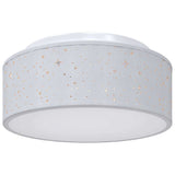Vidaxl plafonnière met schijnwerpers grijs 30 x 30 x 13,5 cm stof