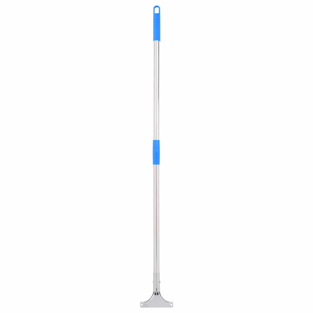 Vidaxl vloerwisser 60x122,5 cm staal en rubber