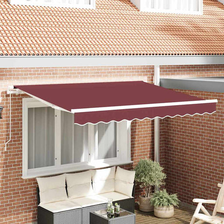 Vidaxl vervangend zonneschermdoek voor 3x2 m bordeaux rood polyester